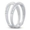 Thumbnail Image 2 of Diamond Twist Enhancer Band 1/2 ct tw Round 14K White Gold