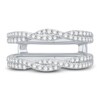 Thumbnail Image 3 of Diamond Twist Enhancer Band 1/2 ct tw Round 14K White Gold