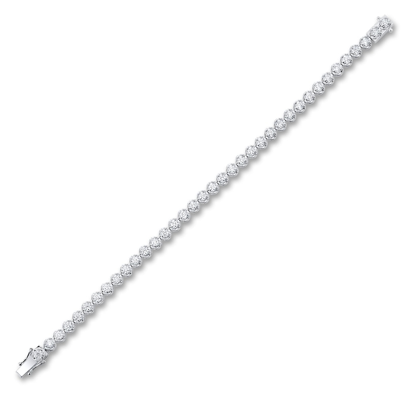 Main Image 2 of Shy Creation Diamond Tennis Bracelet 2 ct tw Round 14K White Gold 7&quot; SC55023904