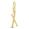 Thumbnail Image 1 of Charm'd by Lulu Frost Diamond Letter X Charm 1/8 ct tw Pavé Round 10K Yellow Gold