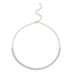 Shy Creation Diamond Necklace 2-5/8 ct tw Pear 14K Yellow Gold 18" SC55019849