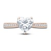 Thumbnail Image 3 of Pnina Tornai Diamond Engagement Ring 2-1/3 ct tw Heart/Round 14K Rose Gold