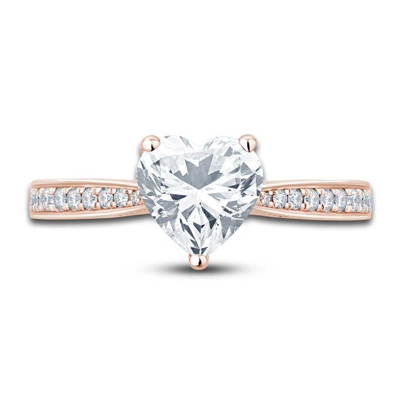 Main Image 3 of Pnina Tornai Diamond Engagement Ring 2-1/3 ct tw Heart/Round 14K Rose Gold