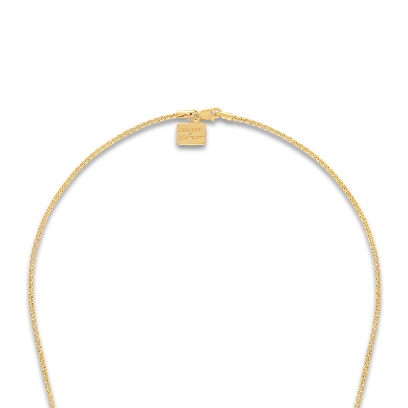 Charm'd by Lulu Frost Paper Box Chain 10K Yellow Gold 18" 1.75mm