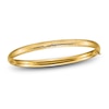 Thumbnail Image 1 of Diamond-Cut Hinged Bangle Bracelet 14K Yellow Gold 7.25"