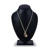 Thumbnail Image 2 of Charm'd by Lulu Frost Freshwater Cultured Pearl Star & Lab-Created Ruby Birthstone Charm 18" Box Chain Necklace Set 10K Yellow Gold