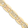 Thumbnail Image 1 of Men's Solid Valentino Chain Necklace 14K Two-Tone Gold 22" 4.65mm