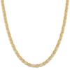 Thumbnail Image 1 of Men's Solid Valentino Chain Necklace 14K Two-Tone Gold 22" 4.65mm
