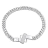 Thumbnail Image 0 of Y-Knot Men's Diamond Bracelet 1/3 ct tw Round Sterling Silver