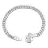 Thumbnail Image 1 of Y-Knot Men's Diamond Bracelet 1/3 ct tw Round Sterling Silver