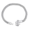 Thumbnail Image 1 of Y-Knot Men's Diamond Bracelet 1/3 ct tw Round Sterling Silver