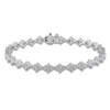 Thumbnail Image 0 of Diamond Tennis Bracelet 4-3/4 ct tw Round 14K White Gold 7"