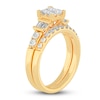 Thumbnail Image 1 of Diamond Bridal Set 1 ct tw Princess/Baguette/ Round 14K Yellow Gold