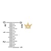 Thumbnail Image 3 of Children's Diamond Crown Stud Earrings 1/15 ct tw Round 14K Yellow Gold