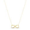 Thumbnail Image 1 of Adjustable Infinity Necklace 14K Yellow Gold 16"