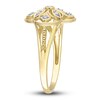 Thumbnail Image 2 of Diamond Lace Ring 1/20 ct tw Round 14K Yellow Gold