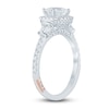 Thumbnail Image 1 of Pnina Tornai Diamond Engagement Ring 1-1/3 ct tw Princess/Baguette/ Round Platinum