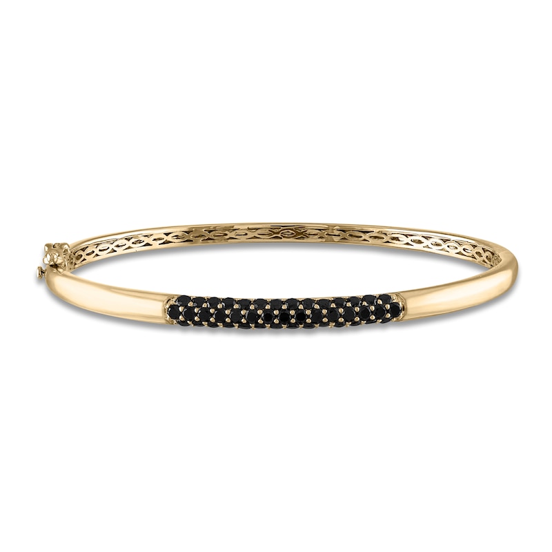 MEN'S YELLOW GOLD BRACELET WITH DIAMOND PAVE, 2 1/6 CT TW