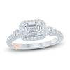 Thumbnail Image 1 of Pnina Tornai Lab-Grown Diamond Engagement Ring 1-5/8 ct tw Emerald/Round 14K White Gold