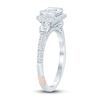Thumbnail Image 2 of Pnina Tornai Lab-Grown Diamond Engagement Ring 1-5/8 ct tw Emerald/Round 14K White Gold