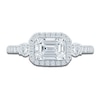 Thumbnail Image 2 of Pnina Tornai Lab-Created Diamond Engagement Ring 1-5/8 ct tw Emerald/Round 14K White Gold