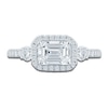 Thumbnail Image 3 of Pnina Tornai Lab-Grown Diamond Engagement Ring 1-5/8 ct tw Emerald/Round 14K White Gold