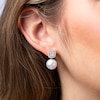 Thumbnail Image 2 of Yoko London South Sea Cultured Pearl Earrings 5/8 ct tw Diamonds 18K White Gold