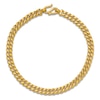 Thumbnail Image 4 of Men's Curb Chain Bracelet 24K Yellow Gold 8" 7.2mm
