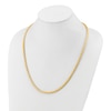 Thumbnail Image 3 of High-Polish Barrel Chain Necklace 24K Yellow Gold 20" 3.2mm