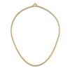 Thumbnail Image 4 of High-Polish Barrel Chain Necklace 24K Yellow Gold 20" 3.2mm