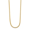 Thumbnail Image 2 of High-Polish Square Barrel Chain Necklace 24K Yellow Gold 24" 3.5mm