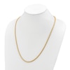 Thumbnail Image 3 of High-Polish Square Barrel Chain Necklace 24K Yellow Gold 24" 3.5mm
