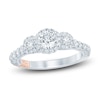 Thumbnail Image 1 of Pnina Tornai Diamond Engagement Ring 1-1/5 ct tw Round 14K White Gold