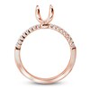Thumbnail Image 2 of Diamond Engagement Ring Setting 1/6 ct tw Round 14K Rose Gold