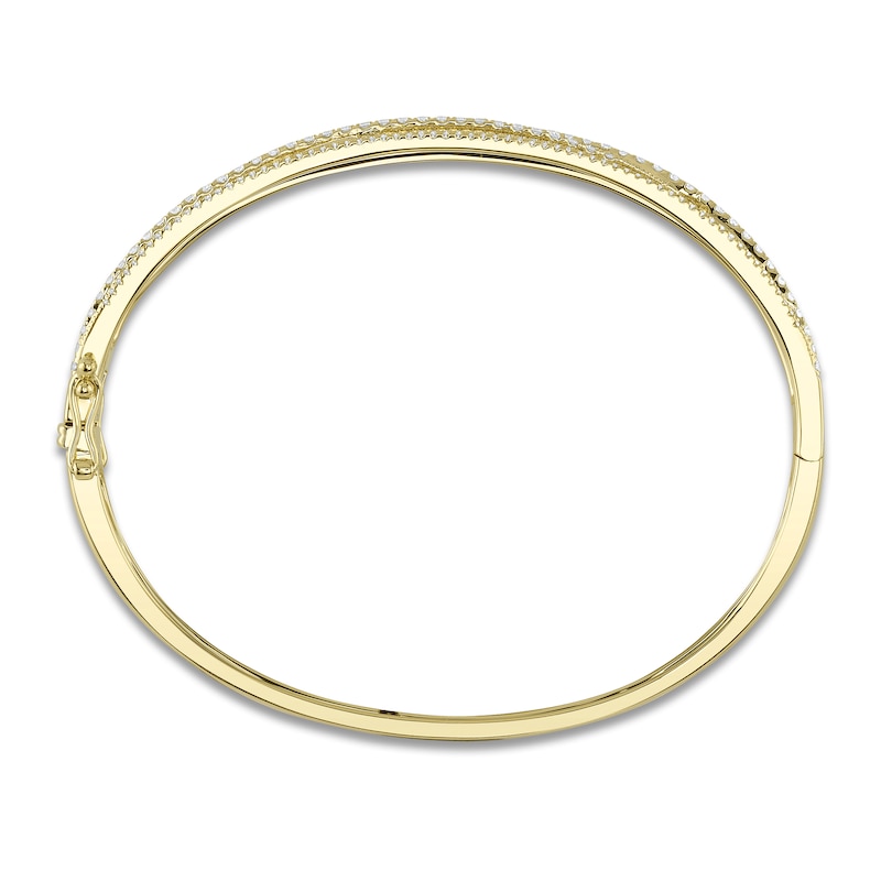 Main Image 3 of Shy Creation Diamond Bangle Bracelet 1-1/2 ct tw 14K Yellow Gold SC55025360ZS