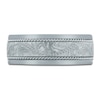 Thumbnail Image 3 of Scroll Braid Wedding Band 14K White Gold 8mm