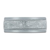 Thumbnail Image 2 of Scroll Braid Wedding Band 14K White Gold 8mm