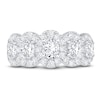 Thumbnail Image 3 of Diamond 5-Stone Anniversary Ring 2 ct tw Oval/Round 14K White Gold