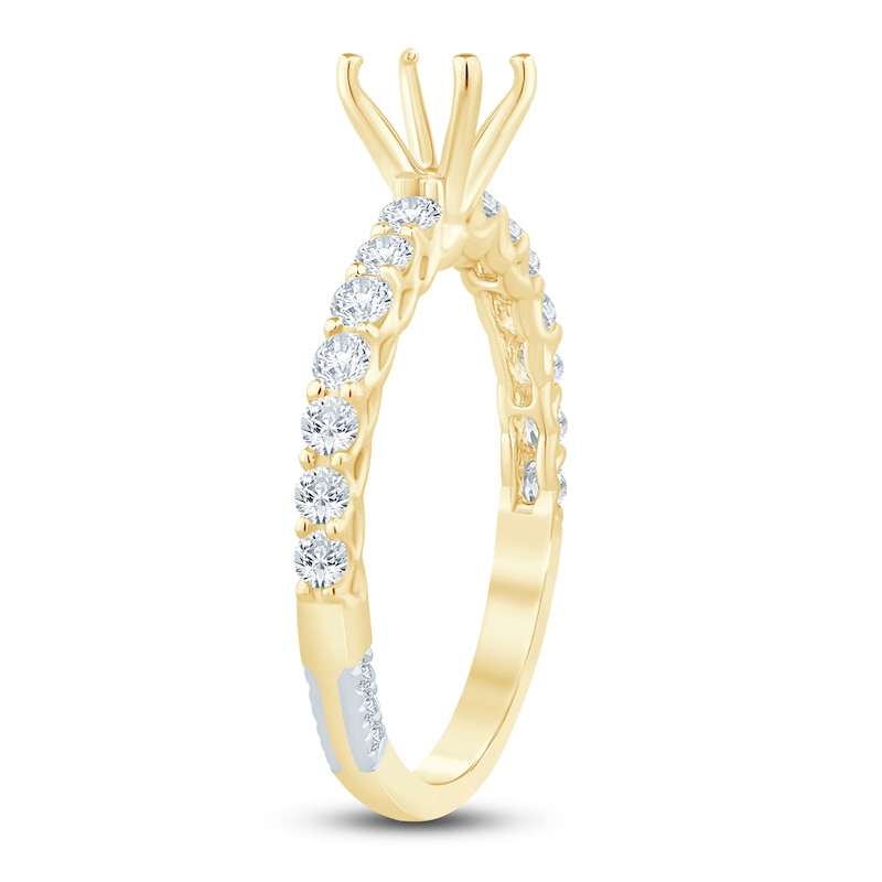 Main Image 2 of Pnina Tornai Diamond Engagement Ring Setting 1/2 ct tw 14K Yellow Gold