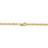 Thumbnail Image 2 of High-Polish Glitter Rope Chain 14K Yellow Gold 16" 1.8mm