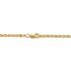 Thumbnail Image 2 of High-Polish Glitter Rope Chain 14K Yellow Gold 18" 1.8mm