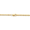 Thumbnail Image 2 of High-Polish Glitter Rope Chain 14K Yellow Gold 22" 1.8mm