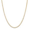 Thumbnail Image 1 of High-Polish Glitter Rope Chain 14K Yellow Gold 20" 2mm
