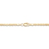 Thumbnail Image 2 of High-Polish Glitter Rope Chain 14K Yellow Gold 18" 2.4mm