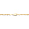 Thumbnail Image 2 of High-Polish Glitter Rope Chain 14K Yellow Gold 22" 2.4mm