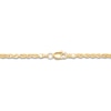 Thumbnail Image 2 of High-Polish Glitter Rope Chain 14K Yellow Gold 24" 2.4mm