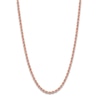 Thumbnail Image 1 of High-Polish Glitter Rope Chain 14K Rose Gold 20" 2.4mm