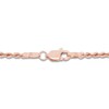 Thumbnail Image 2 of High-Polish Glitter Rope Chain 14K Rose Gold 18" 2.4mm