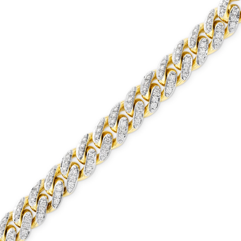 Alessi Domenico Diamond Bracelet 4-5/8 ct tw 18K Yellow Gold 8.5"