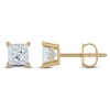 Thumbnail Image 1 of Princess-Cut Diamond Solitaire Stud Earrings 1 ct tw 14K Yellow Gold (I/I2)